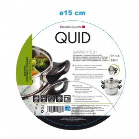 Vaporiera con Casseruola Quid Gastro Fresh