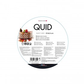 Stampo per Torte Quid Sweet Grey Nero Metallo 28 x 5 cm