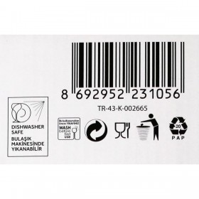Set di Bicchieri LAV Vera 275 ml 6 Pezzi (8 Unità)