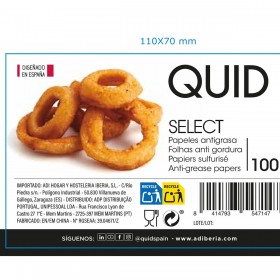 Carta vegetale Quid BIG-S2701676 Cartone 31 x 31 cm Anti-grasso (100 Unità)