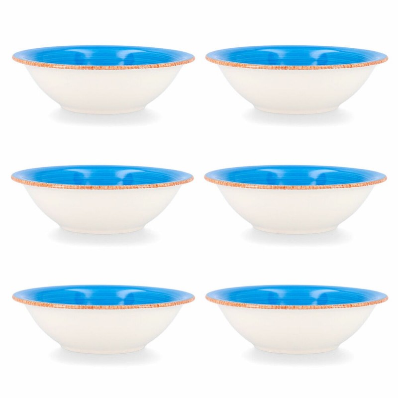 Ciotola Quid Vita Azzurro Ceramica 6 Unità (18 cm)