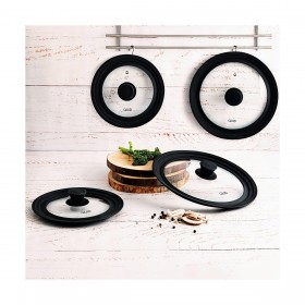 Tappi Quid Ebano Nero Vetro Ø 28 cm ( Ø 28 cm)