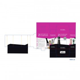 Set di tappi Koala Argentato Scavo Plastica (2 uds)