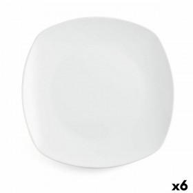 Piatto da pranzo Quid Novo Vinci Bianco Ceramica Ø 26,6 cm 26,6 cm (6 Unità) (Pack 6x)