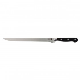 Coltello per Prosciutto Quid Professional Inox Chef Black Metallo 28 cm (Pack 6x)