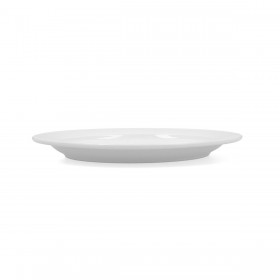 Piatto da pranzo Bidasoa Glacial Ala Estrch Bianco Ceramica (6 Unità) (Pack 6x)