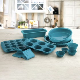 Stampo Removibile Quid Silik One Azzurro Plastica (27,5 x 12 cm) (Pack 6x)
