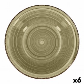 Insalatiera Quid Vita Natura Ceramica Verde (6 Unità) (Pack 6x)