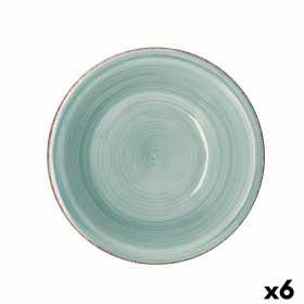 Insalatiera Quid Vita Aqua Ceramica Azzurro (6 Unità) (Pack 6x)