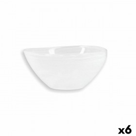 Insalatiera Quid Boreal Ø 14 cm Bianco Vetro (6 Unità) (Pack 6x)