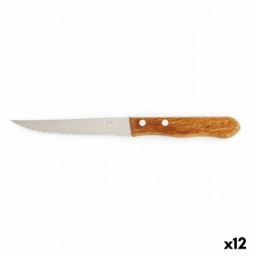 Coltello da Carne Amefa Steak Madera Acciaio Metallo 12 Unità 20,5 cm (Pack 12x)