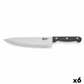 Coltello da chef Richardson Sheffield Artisan Nero Metallo 20,5 cm (Pack 6x)