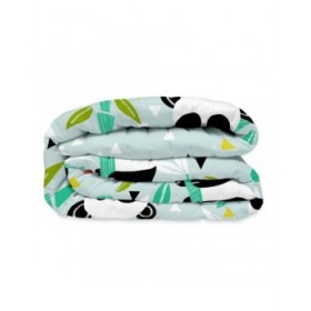 Trapunta HappyFriday Moshi Moshi Azzurro 180 x 260 cm Panda
