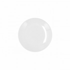Piatto Bidasoa Glacial Coupe Ceramica Bianco (16,5 cm) (Pack 12x)