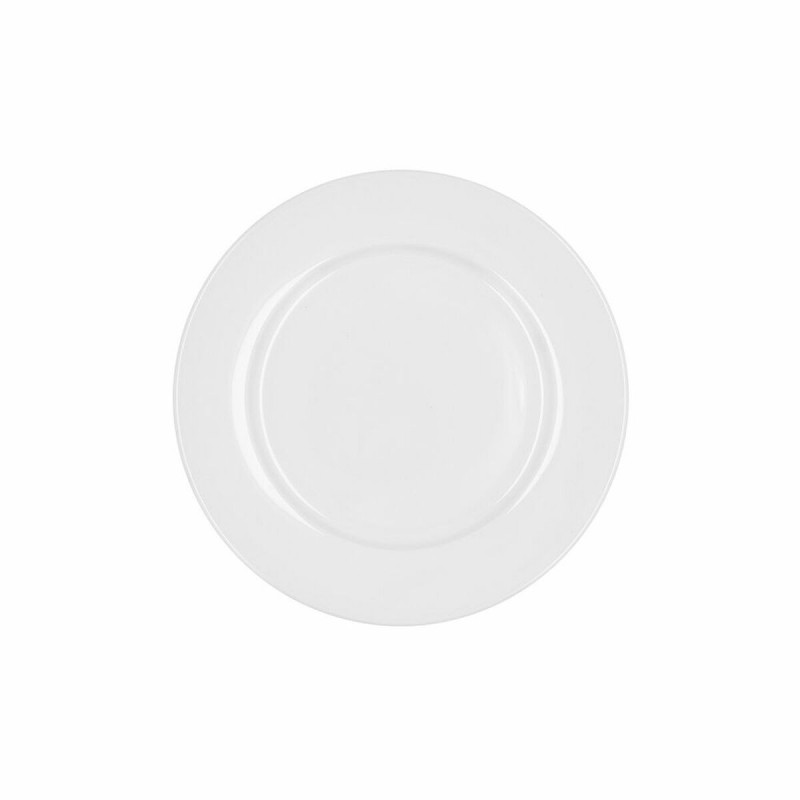 Piatto da Dolce Bidasoa Glacial Ala Ancha Ceramica Bianco 19 cm (12 Unità) (Pack 12x)
