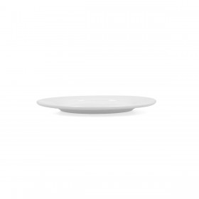 Piatto da Dolce Bidasoa Glacial Ala Ancha Ceramica Bianco 19 cm (12 Unità) (Pack 12x)
