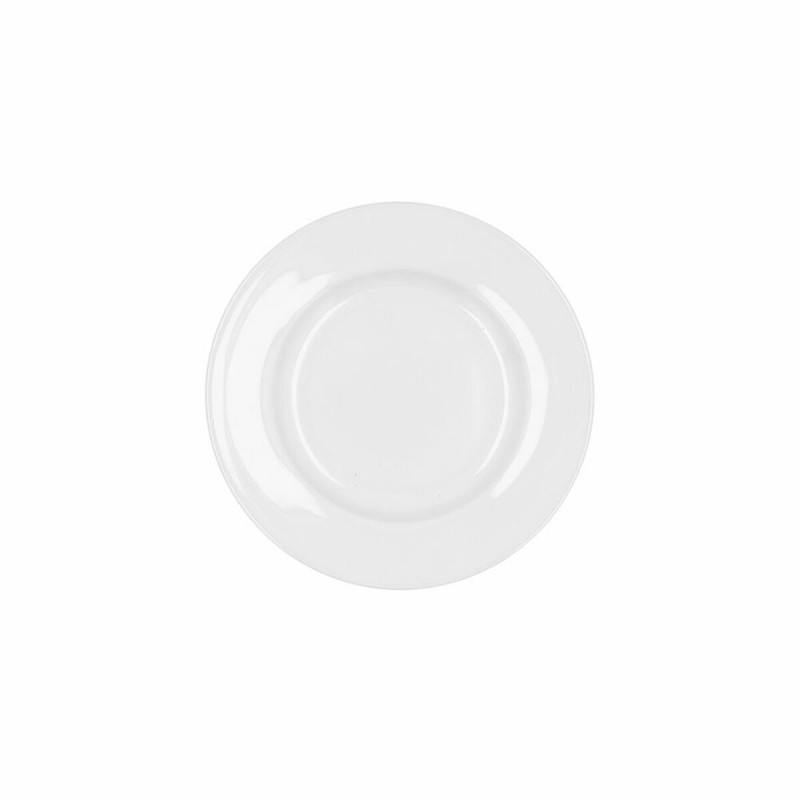 Piatto da pranzo Bidasoa Glacial Ala Ancha Bianco Ceramica Ø 16,5 cm 16,5 cm (12 Unità) (Pack 12x)