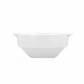 Ciotola Bidasoa Glacial Bianco Ceramica 350 ml (6 Unità) (Pack 6x)