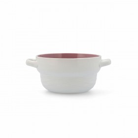 Ciotola Quid Vita Peoni Rosa Ceramica 500 ml (6 Unità) (Pack 6x)
