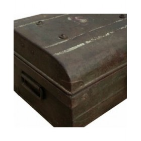 Valigia decorativa Alexandra House Living Marrone Ferro Stile artigianale 36 x 23 x 61 cm
