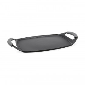 Griglia Quid Ebano Nero Metallo Silicone (47 x 29 cm)