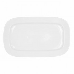 Teglia da Cucina Bidasoa Glacial Bianco Ceramica 36 x 21 cm (3 Unità) (Pack 3x)