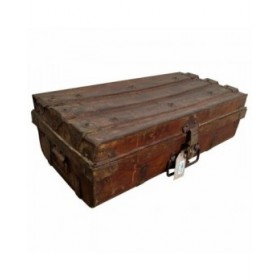 Valigia decorativa Alexandra House Living Marrone Ferro Stile artigianale 33 x 21 x 70 cm