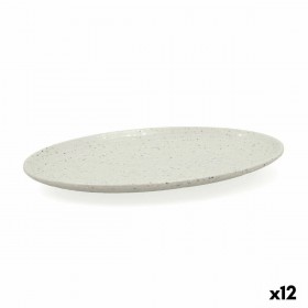 Vassoio per aperitivi Bidasoa Ikonic Grigio Plastica Melammina 20,2 x 14,4 x 1,5 cm (12 Unità) (Pack 12x)