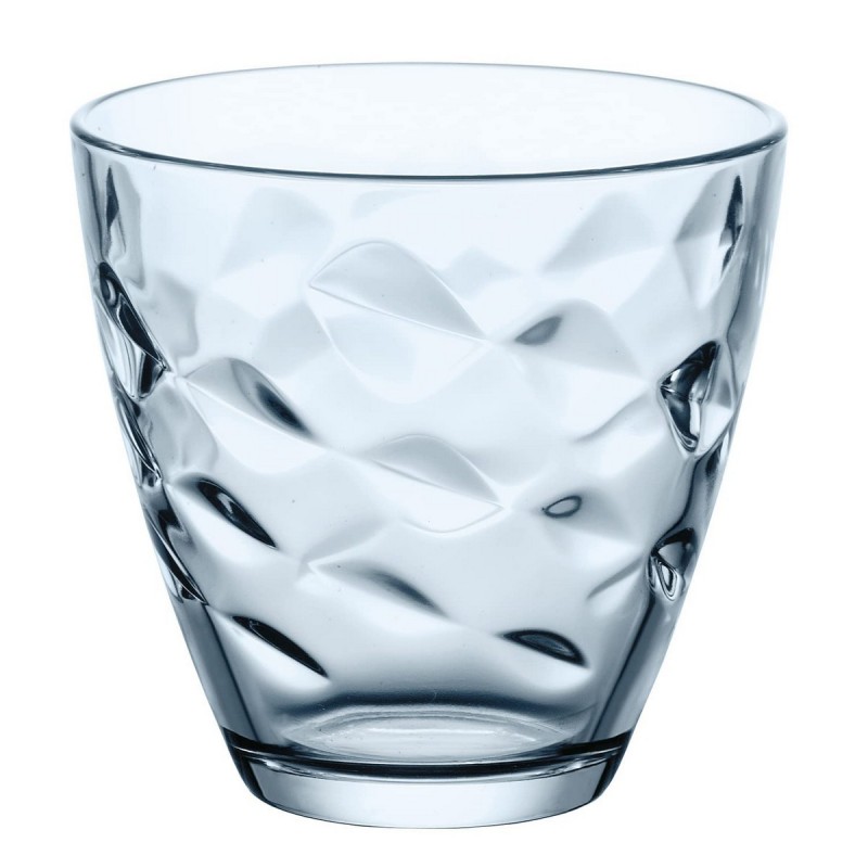 Set di Bicchieri Bormioli Rocco Flora Azzurro Vetro 260 ml