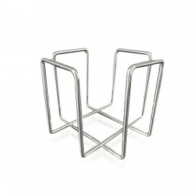 Portatovagliolo Quttin 11,8 x 11,8 x 9,5 cm (24 Unità) Cromato