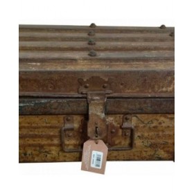 Valigia decorativa Alexandra House Living Marrone Ferro Stile artigianale 31 x 19 x 52 cm