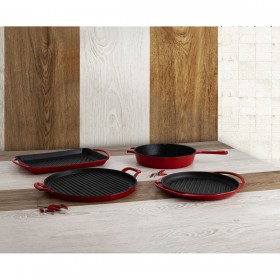 Padella antiaderente Bidasoa Fierro Ferro Fuso Rosso (26 cm)