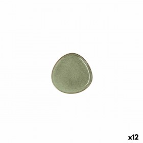 Piatto da pranzo Bidasoa Ikonic Verde Ceramica 11 x 11 cm (12 Unità) (Pack 12x)