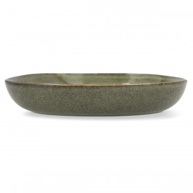 Piatto Fondo Bidasoa Ikonic Ceramica Verde (20,5 x 19,5 cm) (Pack 6x)