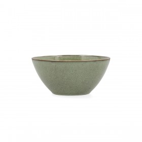 Ciotola Bidasoa Ikonic Ceramica Verde (15,8 x 15 x 7 cm) (Pack 6x)