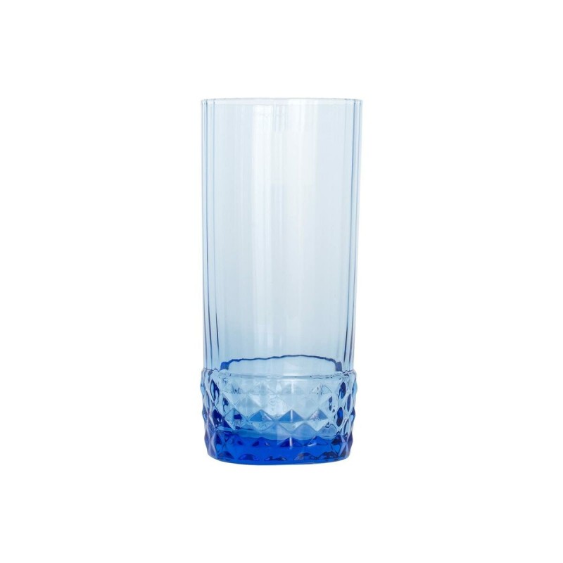 Set di Bicchieri Bormioli Rocco America'20s Azzurro Vetro 490 ml