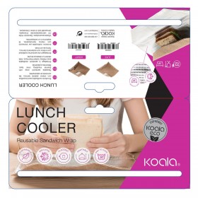 Sacchetto Riutilizzabile per Alimenti Koala carta kraft Tessile (34 x 34 cm)