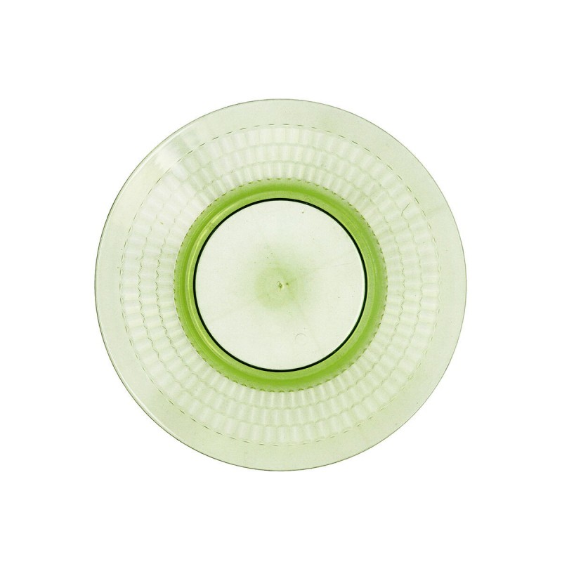 Piatto da Dolce Quid Viba Verde Plastica 20 cm (12 Unità)