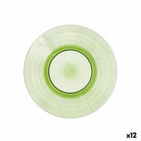Piatto da Dolce Quid Viba Verde Plastica 20 cm (12 Unità)