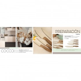 Coltello da Cucina Quid Cocco Multiuso Metallo (12,5 cm) (Pack 12x)