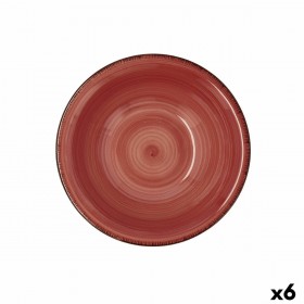 Ciotola Quid Vita Ceramica Rosso (18 cm) (Pack 6x)