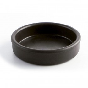 Teglia Quid Barro Lux Nero Ceramica Ø 14 cm (12 Unità)