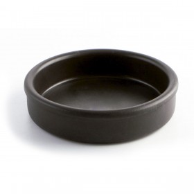 Teglia Quid Barro Lux Nero Ceramica Ø 18 cm (12 Unità)
