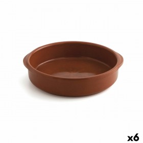 Teglia Raimundo Barro Profesional Marrone Ceramica Ø 24 cm (6 Unità)