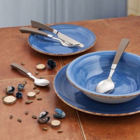 Piatto da Dolce Quid Vita Ceramica Azzurro (19 cm) (12 Unità)