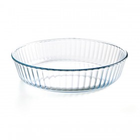 Stampo da Forno Ô Cuisine Rotondo 26 x 26 x 5,9 cm Trasparente (6 Unità)