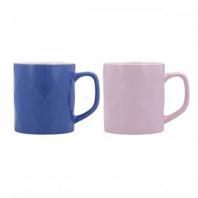 Tazza Quid Rombos Ceramica 330 ml (12 Unità)