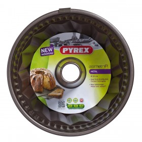 Stampo da Forno Pyrex Asimetria Nero Metallo Anello