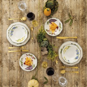 Piatto da pranzo Churchill Victorian Orchard Ceramica servizio di piatti Ø 27 cm (6 Unità)