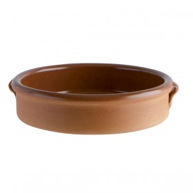 Teglia Barro Clasico Marrone Ceramica Ø 40 cm (3 Unità)